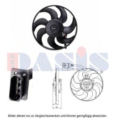 Imagine Ventilator, radiator AKS DASIS 048115N