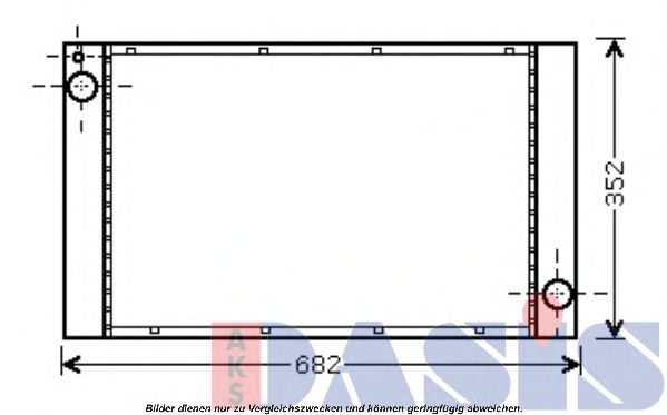 Imagine Radiator, racire motor AKS DASIS 050002N