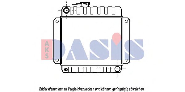 Imagine Radiator, racire motor AKS DASIS 050010N