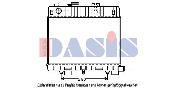 Imagine Radiator, racire motor AKS DASIS 050026N