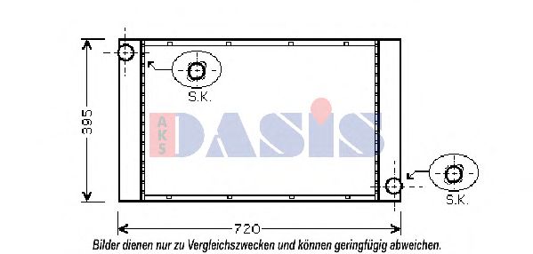 Imagine Radiator, racire motor AKS DASIS 050054N