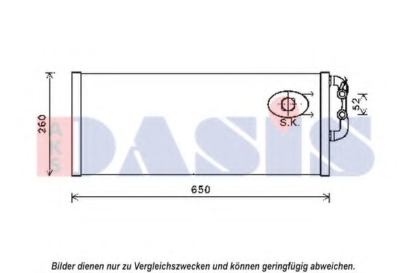 Imagine Radiator, racire motor AKS DASIS 050062N