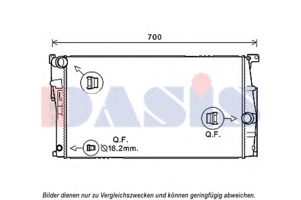 Imagine Radiator, racire motor AKS DASIS 050068N