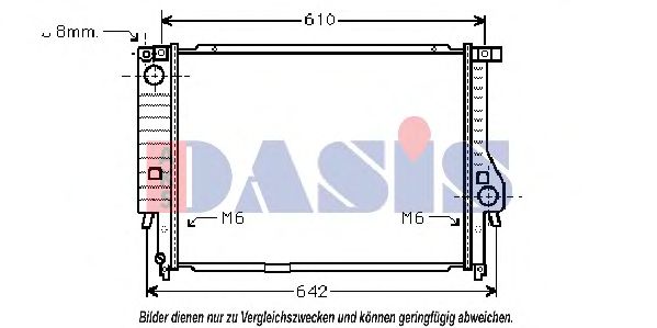 Imagine Radiator, racire motor AKS DASIS 050130N