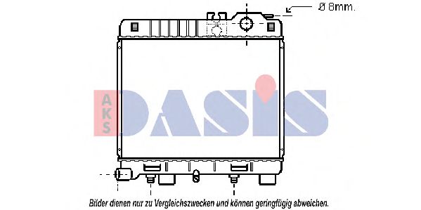 Imagine Radiator, racire motor AKS DASIS 050300N