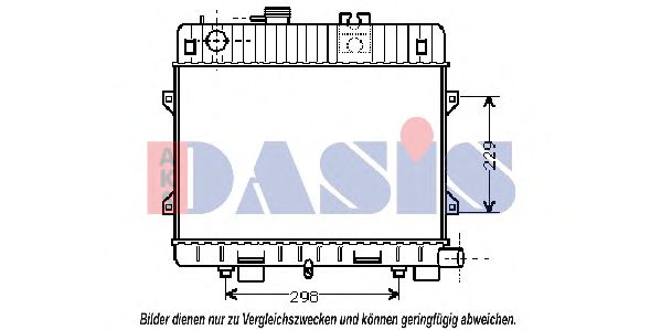 Imagine Radiator, racire motor AKS DASIS 050340N