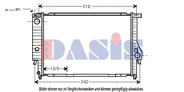 Imagine Radiator, racire motor AKS DASIS 051290N