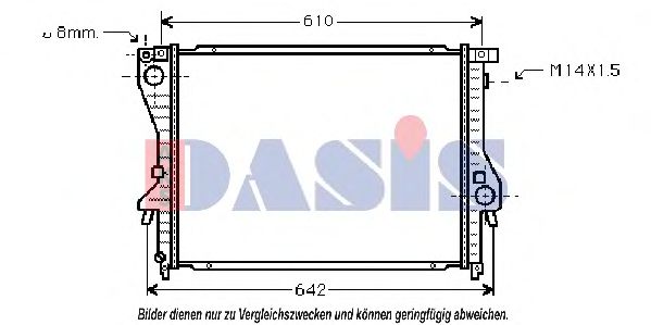 Imagine Radiator, racire motor AKS DASIS 051810N