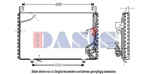 Imagine Condensator, climatizare AKS DASIS 051970N