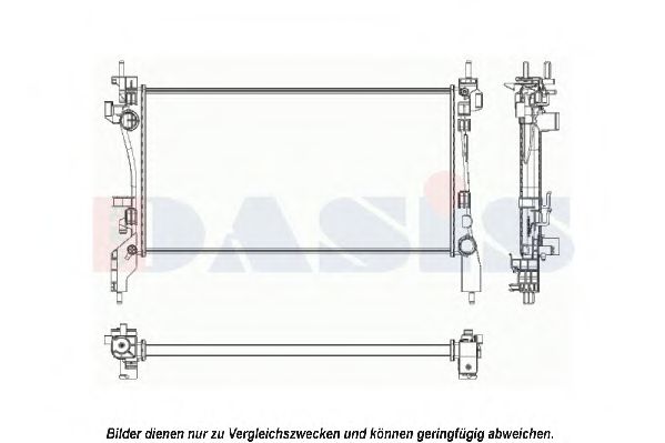 Imagine Radiator, racire motor AKS DASIS 060026N