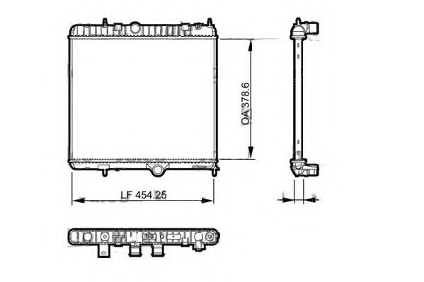 Imagine Radiator, racire motor AKS DASIS 060048N