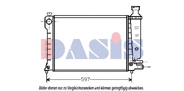 Imagine Radiator, racire motor AKS DASIS 060190N