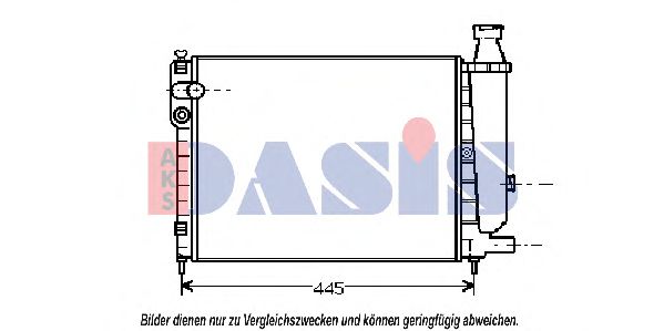 Imagine Radiator, racire motor AKS DASIS 060340N