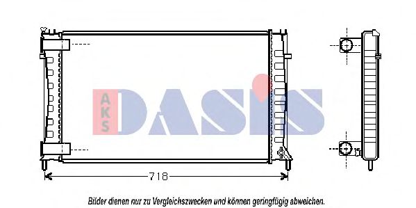 Imagine Radiator, racire motor AKS DASIS 061180N