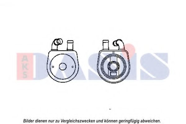 Imagine Radiator ulei, ulei motor AKS DASIS 066001N