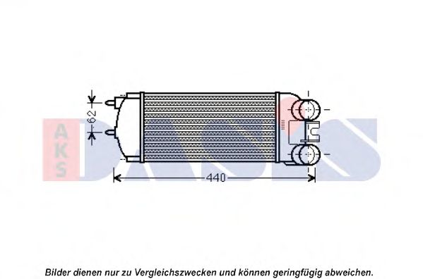 Imagine Intercooler, compresor AKS DASIS 067006N