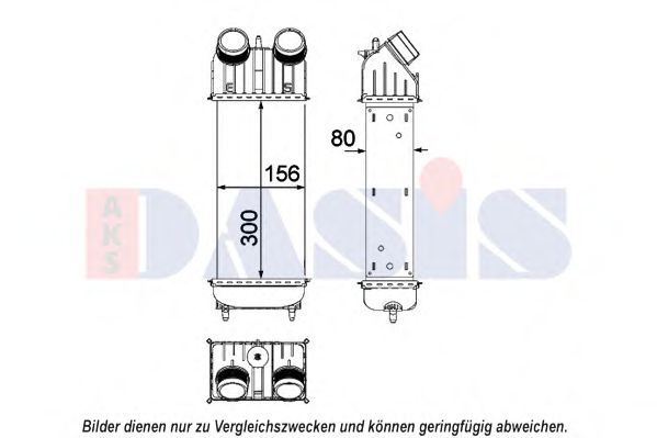 Imagine Intercooler, compresor AKS DASIS 067016N