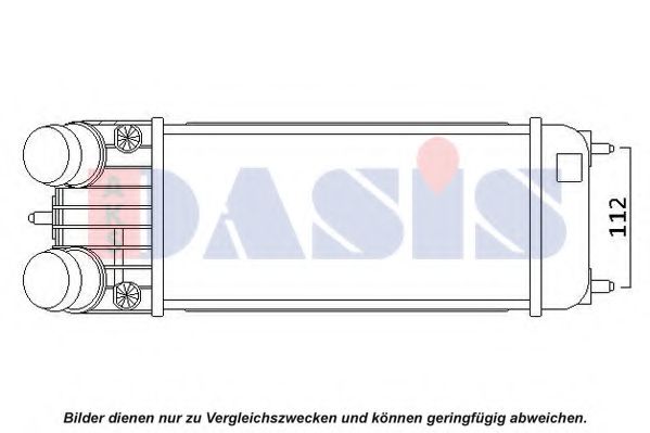 Imagine Intercooler, compresor AKS DASIS 067017N