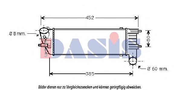 Imagine Intercooler, compresor AKS DASIS 067080N