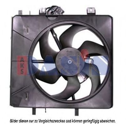 Imagine Ventilator, radiator AKS DASIS 068018N