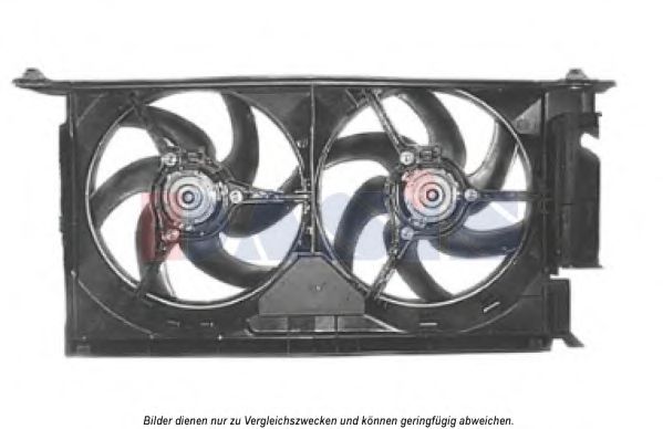 Imagine Ventilator, radiator AKS DASIS 068045N