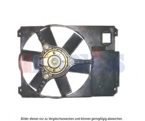 Imagine Ventilator, radiator AKS DASIS 068052N