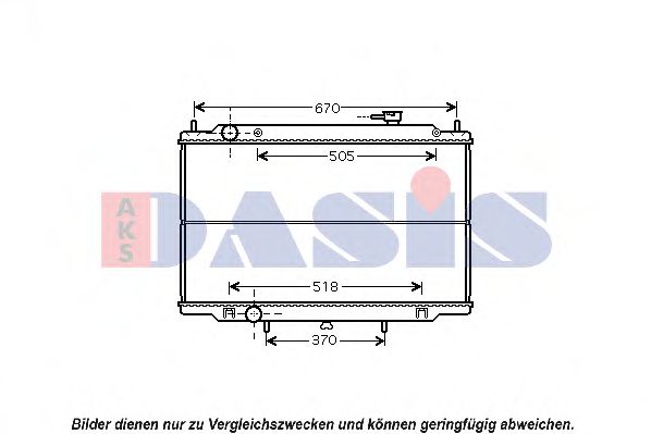 Imagine Radiator, racire motor AKS DASIS 070000N