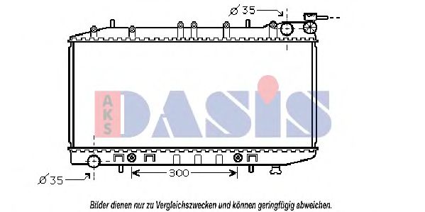 Imagine Radiator, racire motor AKS DASIS 070003N