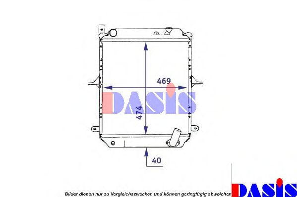 Imagine Radiator, racire motor AKS DASIS 070024N