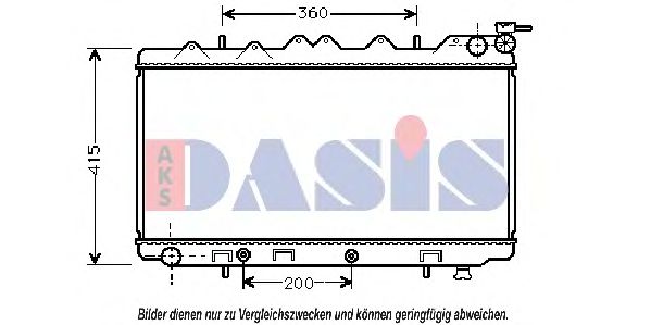 Imagine Radiator, racire motor AKS DASIS 070039N