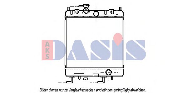 Imagine Radiator, racire motor AKS DASIS 070045N