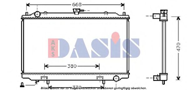 Imagine Radiator, racire motor AKS DASIS 070056N