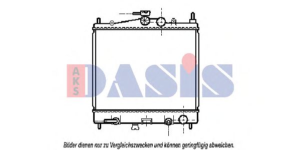 Imagine Radiator, racire motor AKS DASIS 070066N