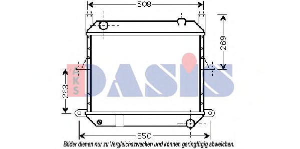 Imagine Radiator, racire motor AKS DASIS 070072N