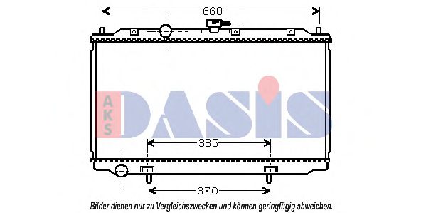 Imagine Radiator, racire motor AKS DASIS 070077N