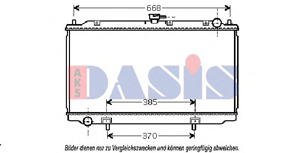 Imagine Radiator, racire motor AKS DASIS 070084N