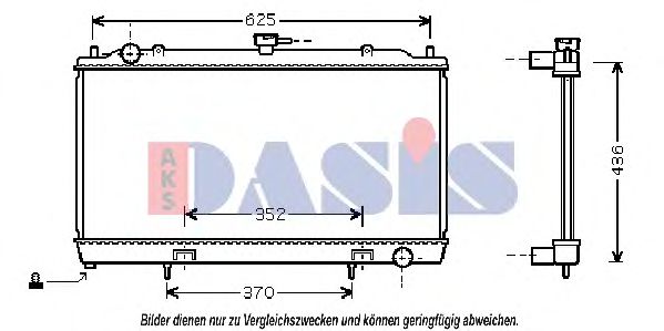 Imagine Radiator, racire motor AKS DASIS 070089N