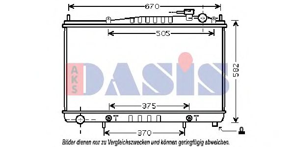 Imagine Radiator, racire motor AKS DASIS 070091N