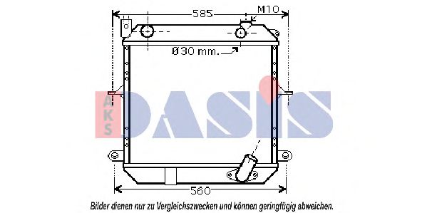 Imagine Radiator, racire motor AKS DASIS 070092N