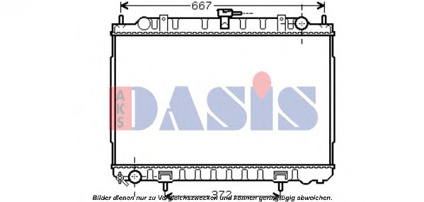 Imagine Radiator, racire motor AKS DASIS 070122N