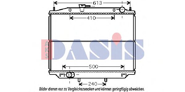 Imagine Radiator, racire motor AKS DASIS 070128N