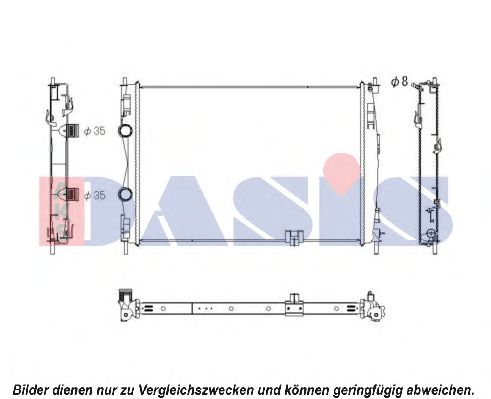 Imagine Radiator, racire motor AKS DASIS 070137N