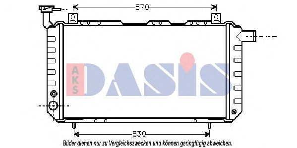 Imagine Radiator, racire motor AKS DASIS 070140N