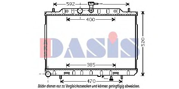 Imagine Radiator, racire motor AKS DASIS 070151N