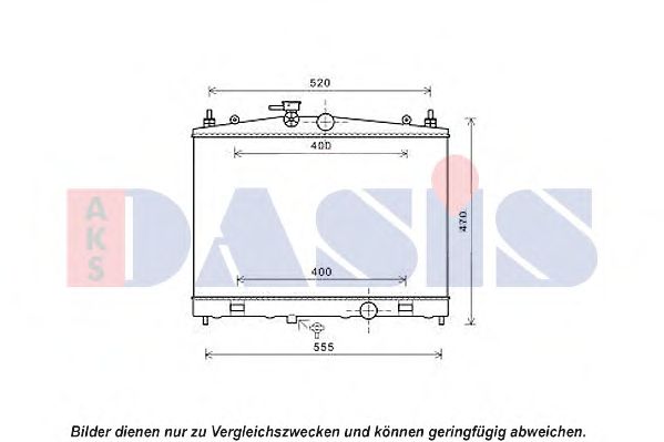 Imagine Radiator, racire motor AKS DASIS 070159N