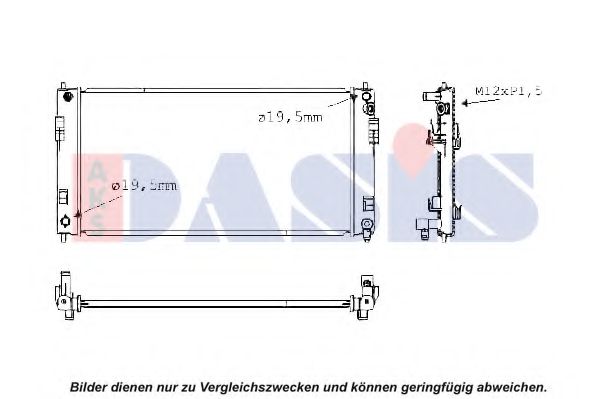 Imagine Radiator, racire motor AKS DASIS 070174N