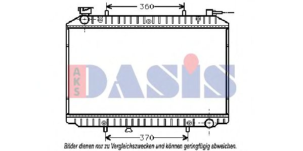 Imagine Radiator, racire motor AKS DASIS 070250N