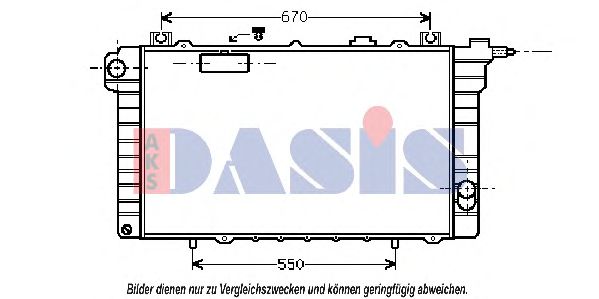 Imagine Radiator, racire motor AKS DASIS 070500N