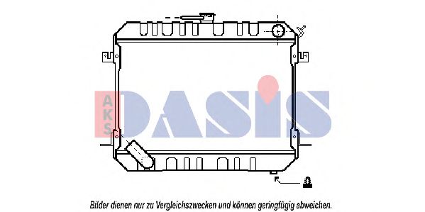 Imagine Radiator, racire motor AKS DASIS 070550N