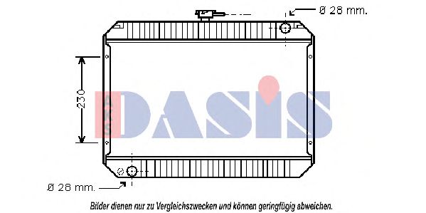 Imagine Radiator, racire motor AKS DASIS 071030N